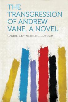      The Transgression of Andrew Vane: A Novel