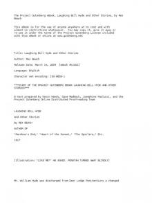     Laughing Bill Hyde and Other Stories