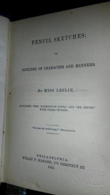      Pencil Sketches; or, Outlines of Character and Manners