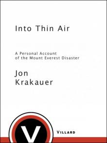      Into Thin Air