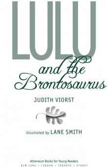      Lulu and the Brontosaurus
