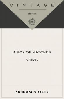      A Box of Matches